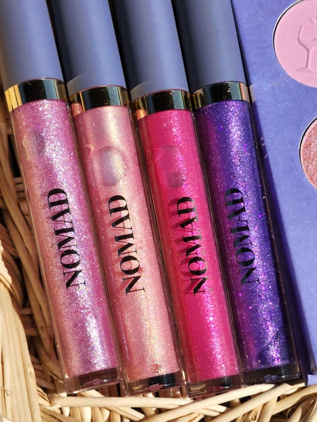 NOMAD Cosmetics Fêtes de Provence Glacé Lip Gloss Set review photo by Researching4Beauty