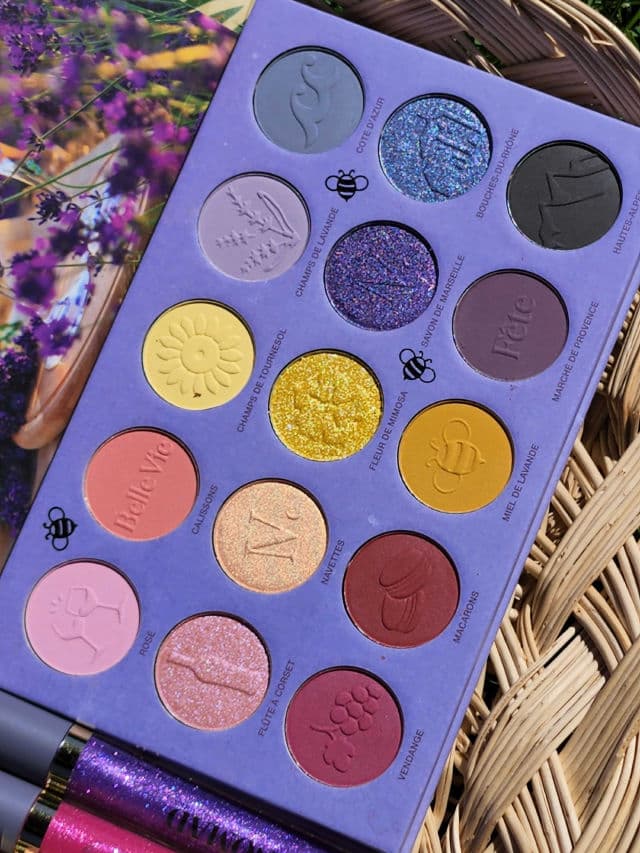 NOMAD Cosmetics Fêtes de Provence Palette Palette review photo by Researching4Beauty