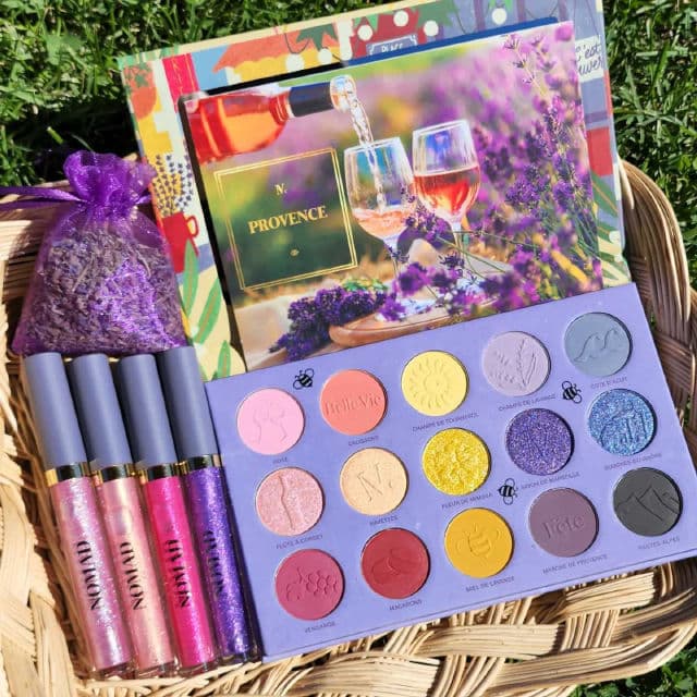 NOMAD Cosmetics Fêtes de Provence Glacé Lip Gloss Set review photo by Researching4Beauty