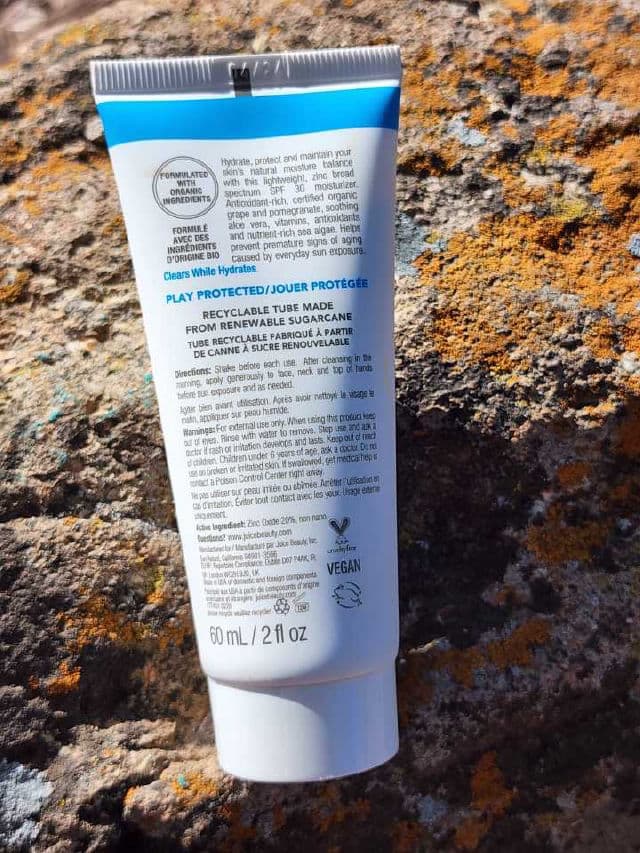 Juice Beauty Blemish Clearing Collection SPF 30 Oil-Free Moisturizer review photo by Researching4Beauty