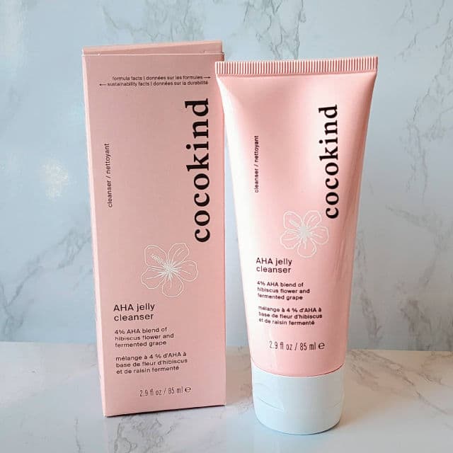 Cocokind AHA Jelly Cleanser review photo by Researching4Beauty