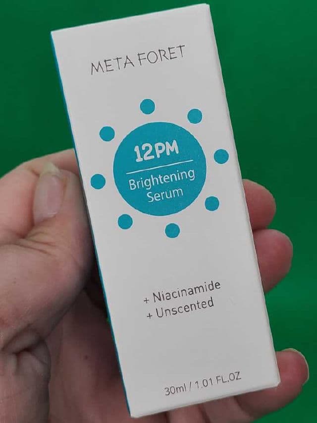 Meta Foret 12PM Brightening Serum review photo by Researching4Beauty