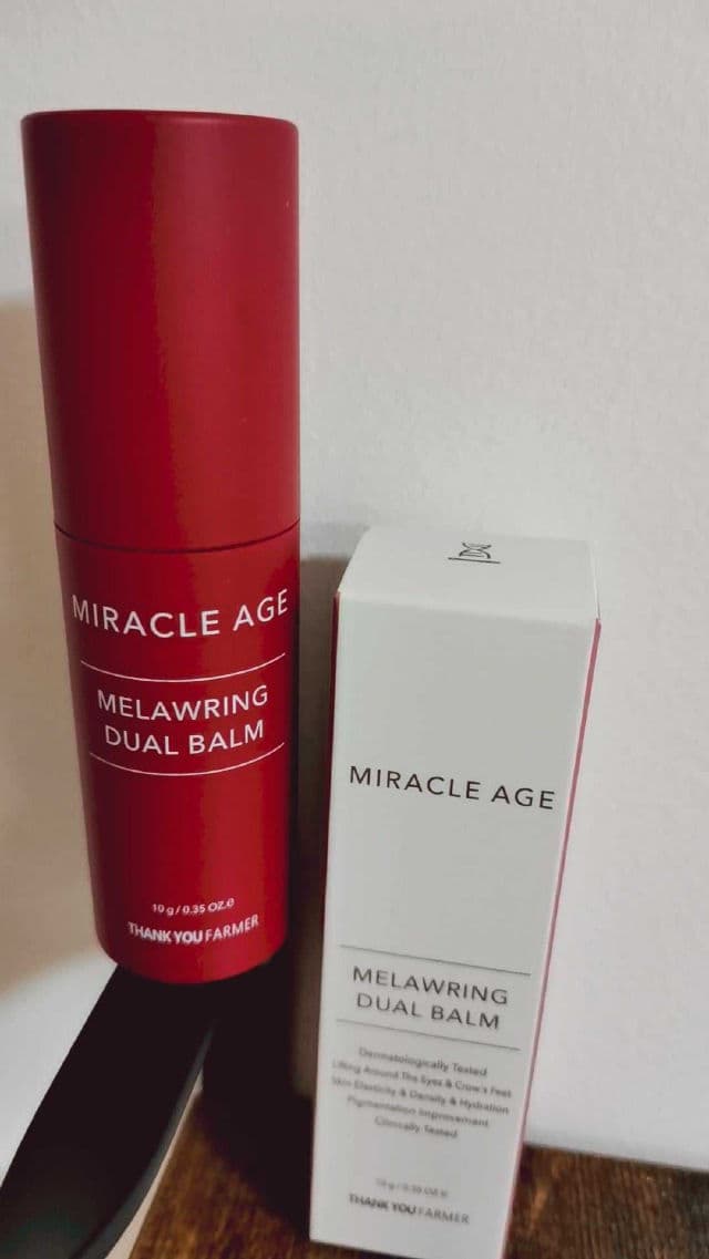 THANK YOU FARMER Miracle Age Melawring Dual Balm review photo by MaritaCP76