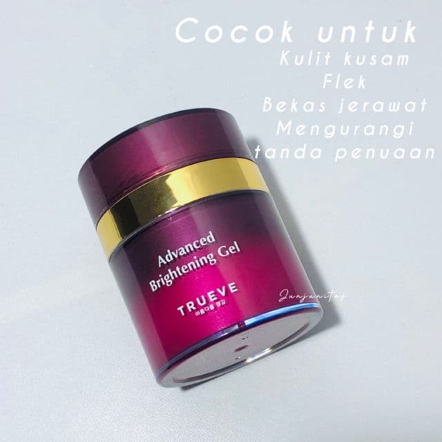 TRUEVE Advanced Brightening Gel review photo by Junjunitaf