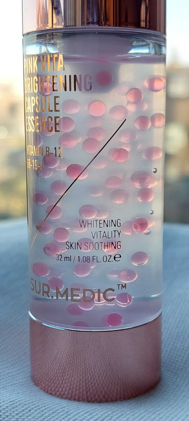 SUR.MEDIC Pink Vita Brightening Capsule Essence review photo by Ikkikorea