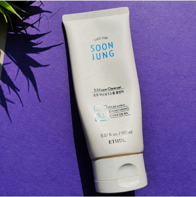 ETUDE SoonJung 5.5 Foam Cleanser review photo by blinkframeordinary