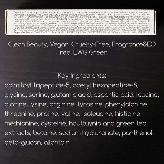 BENTON Honest Eyelash Serum review photo by TanyaKbeauty