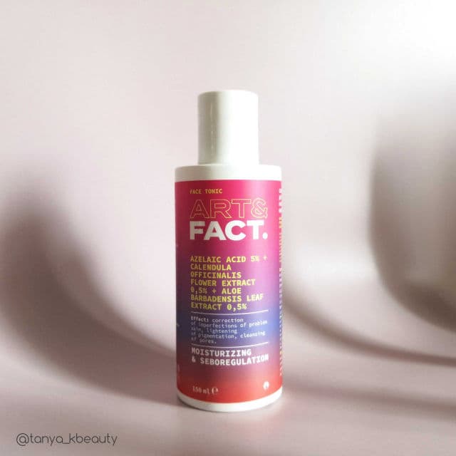 Art&Fact Azelaic Acid 5% + Calendula Officinalis Flower Extract 0.5% + Aloe Barbadensis Leaf Extract 0.5% Moisturizing & Seboregulation Face Tonic review photo by TanyaKbeauty