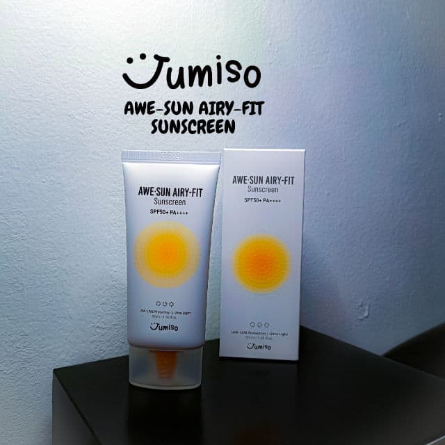 Jumiso Awe-Sun Airyfit Sunscreen SPF50+ PA ++++  review photo by Yaniemirawk