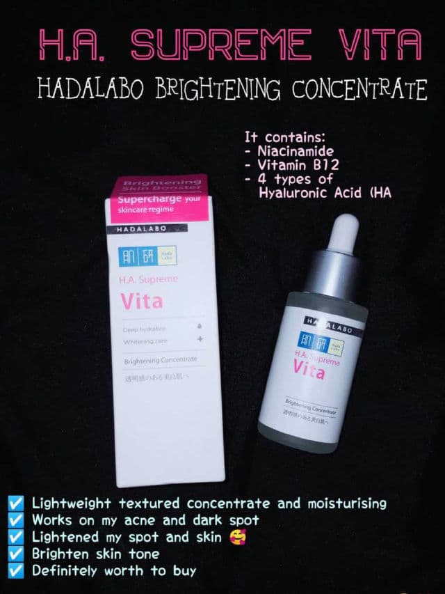 Hada Labo H.A. Supreme Vita Brightening Concentrate review photo by Yaniemirawk