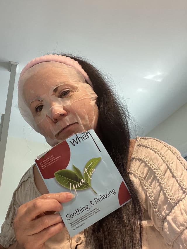 When Simply When Vegan Green Tea Soothing & Relaxing Mask review photo by ManonM