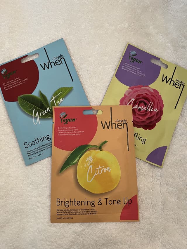 When Simply When Vegan Green Tea Soothing & Relaxing Mask review photo by ManonM