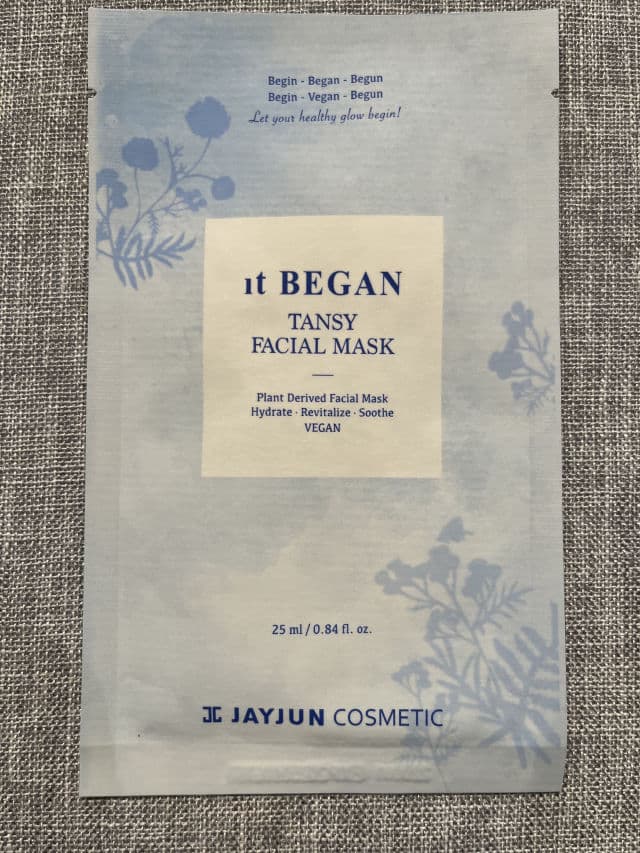 Jayjun It Began Tansy Facial Mask review photo by ManonM
