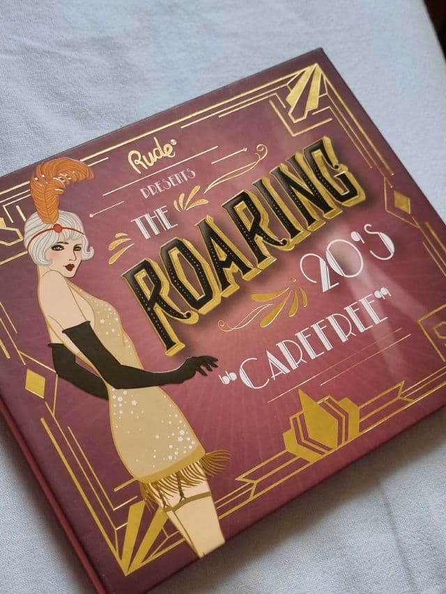 Rude Cosmetics The Roaring 20s Eyeshadow Palette - Carefree review photo by glowandsunshine