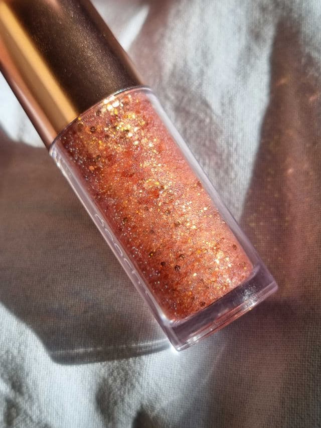 Peach C Champagne Eye Glitter #3 Rose Coral review photo by glowandsunshine