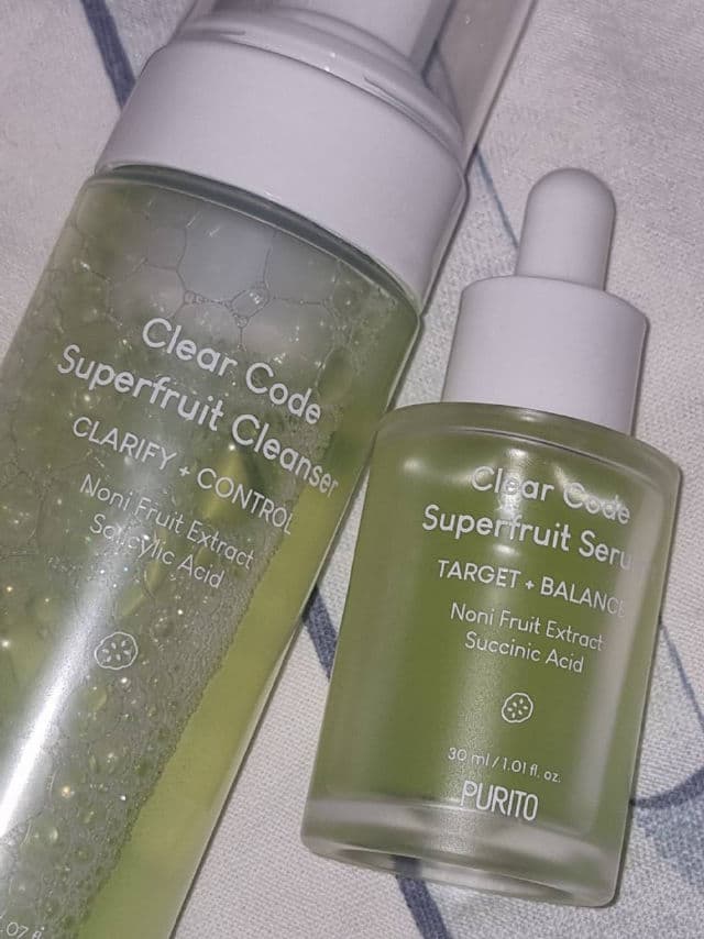 PURITO Clear Code Superfruit Serum review photo by glowandsunshine