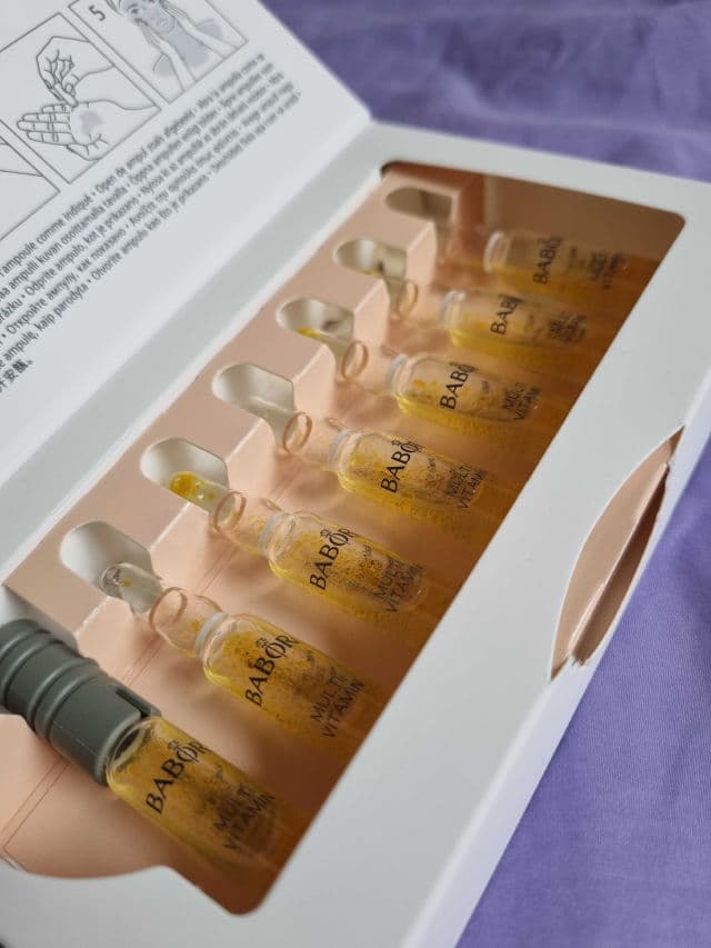 Babor Multi Vitamin Ampoule Serum Concentrate review photo by glowandsunshine