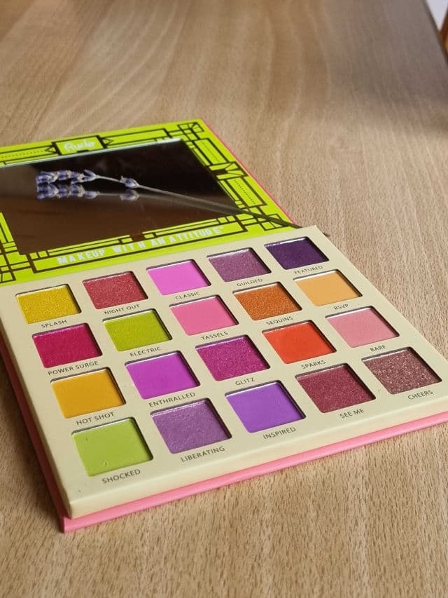 Rude Cosmetics The Roaring 20's Eyeshadow Palette - Neons review photo by glowandsunshine