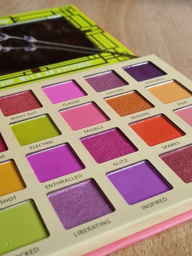 Rude Cosmetics The Roaring 20's Eyeshadow Palette - Neons review photo by glowandsunshine