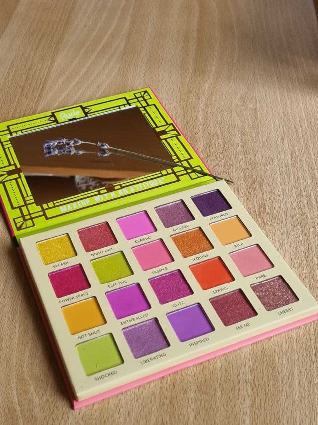 Rude Cosmetics The Roaring 20's Eyeshadow Palette - Neons review photo by glowandsunshine