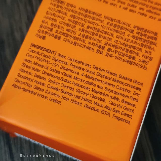 ANJO Professional 365 Sun Cream SPF50+ PA+++ review photo by RubyonWings