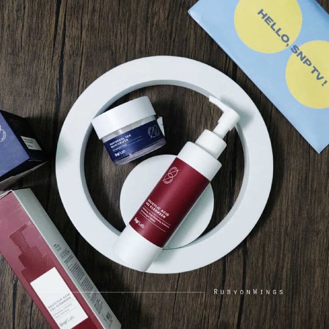 SNP Salicylic Gel Cleanser review photo by RubyonWings