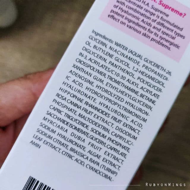 Hada Labo H.A. Supreme Vita Brightening Concentrate review photo by RubyonWings