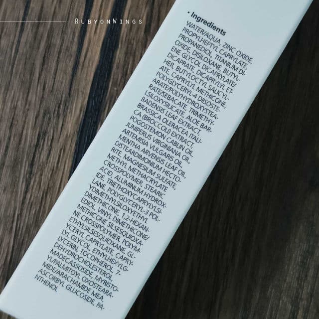 Real Barrier Mild Sun Cream SPF50+ PA++++ review photo by RubyonWings