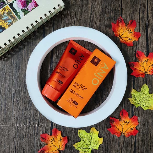 ANJO Professional 365 Sun Cream SPF50+ PA+++ review photo by RubyonWings