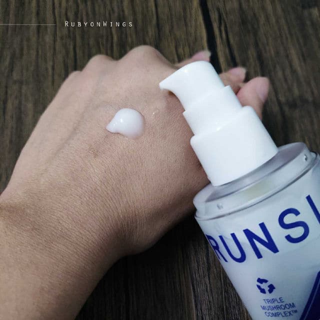 Runslow Triple Mushroom Ceramide Essence review photo by RubyonWings