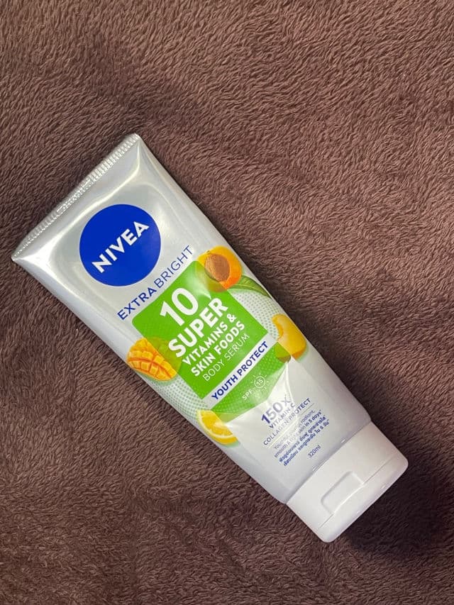 Nivea Extra Bright 10 Super Vitamins & Skin Foods Body Serum review photo by dayverampas
