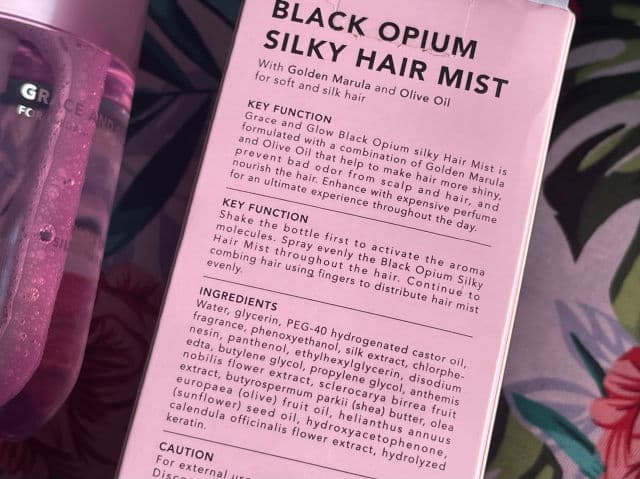 Grace and Glow Black Opium Silky Hair Mist review photo by dayverampas