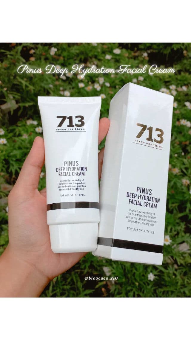 713 - seven one three Pinus Deep Hydration Facial Cream review photo by Blogcuan