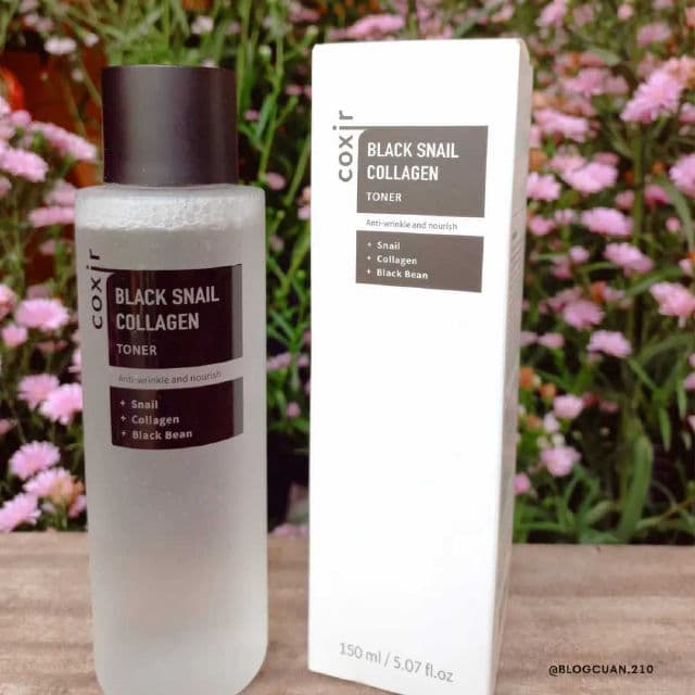 Coxir Black Snail Collagen Toner review photo by Blogcuan
