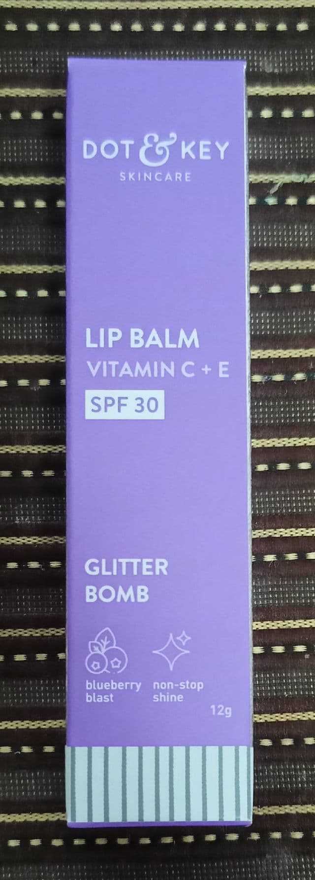 Dot & Key Vitamin C+E SPF30 Glitter Lip Balm review photo by SkincareUnni82