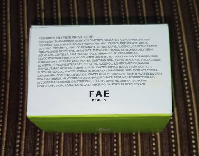 FAE Beauty Daily Dip Daily Moisturiser review photo by SkincareUnni82