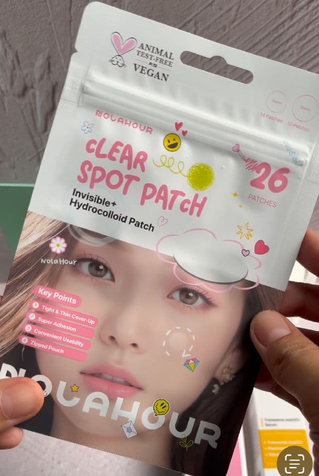 NolaHour Hydrocolloid Clear Soothing Pimple Patch for Acne Recovery Stage review photo by Irenaerin