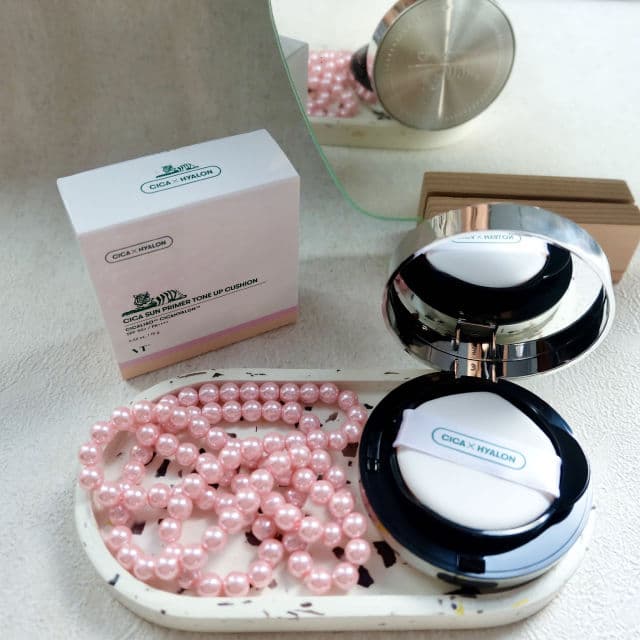 VT COSMETICS Cica Sun Primer Tone Up Cushion review photo by Irenaerin