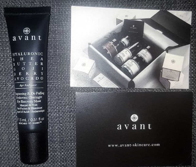 Avant Skincare Brightening & De-Puffing Hyaluronic Overnight Eye Recovery Mask review photo by ViGa