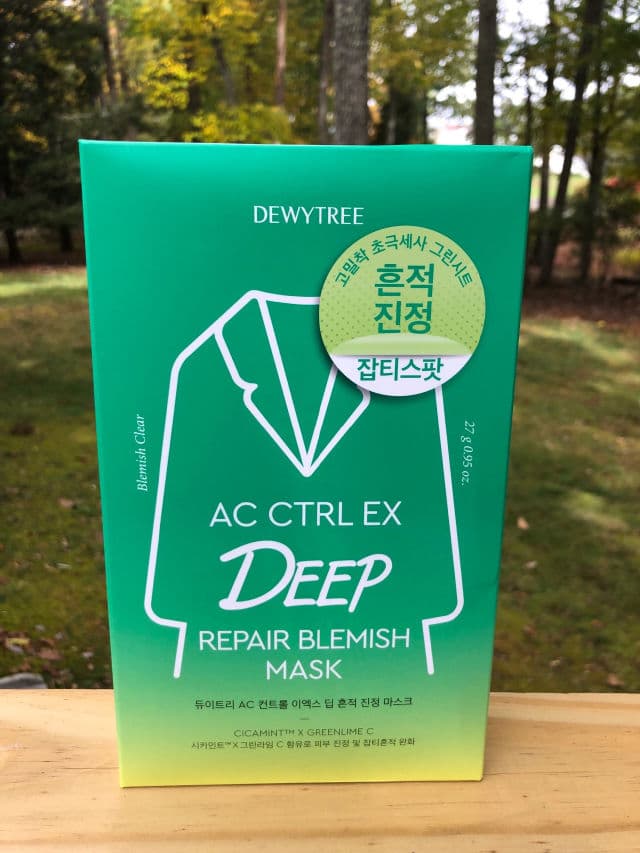 DEWYTREE AC Ctrl EX Deep Repair Blemish Mask review photo by jbarb