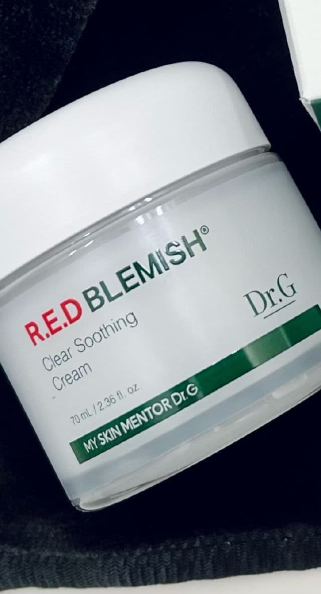 DR.G Red Blemish Clear Soothing Cream review photo by brodtbeauty