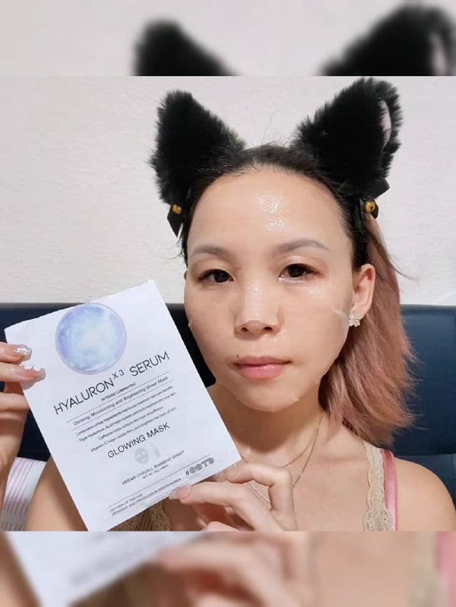 OOTD BEAUTY Triple Hyaluronic Acid Serum Mask review photo by AdelynTan