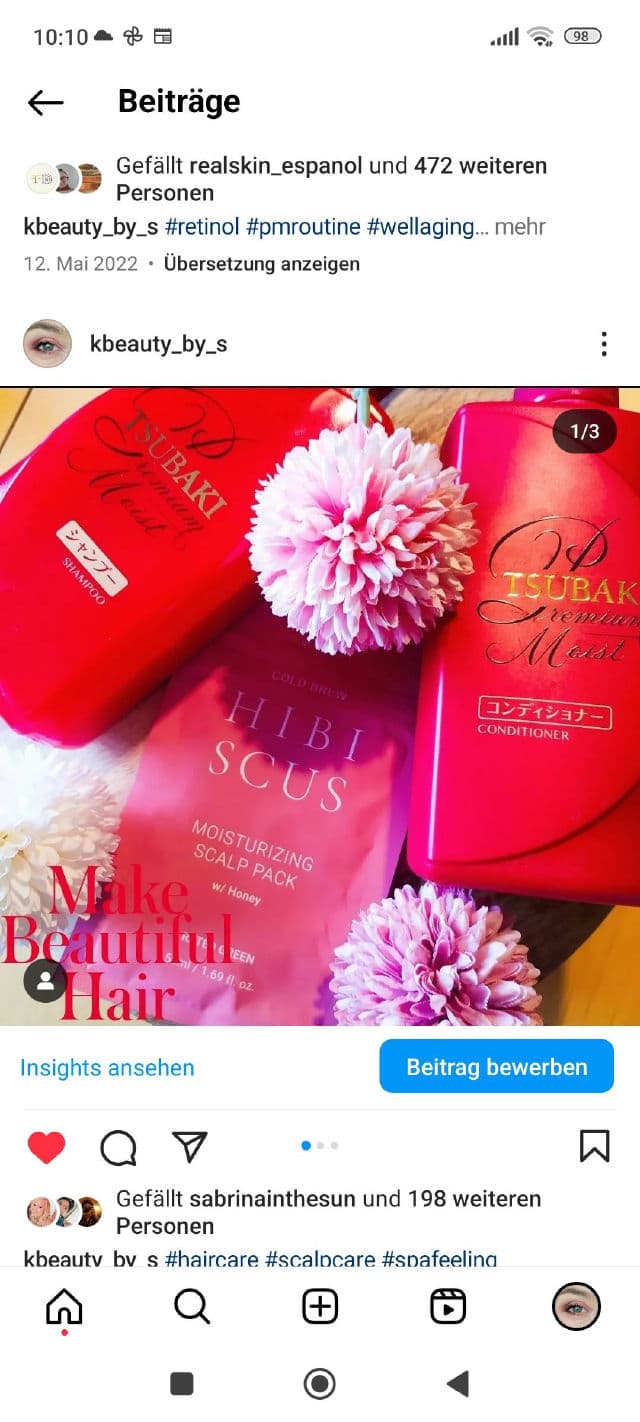 Shiseido Tsubaki Premium Moist & Repair Conditioner review photo by kbeautysandra