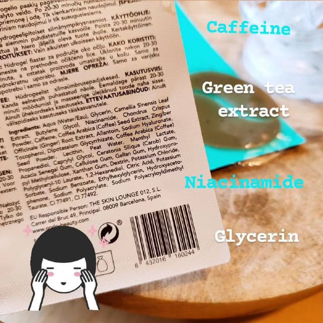Ban-Jjak Caffeine & Green Tea Antioxidant Eye Patches product review
