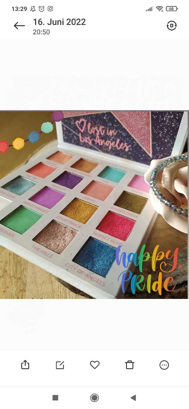 BH Cosmetics Lost in Los Angeles Shadow Palette review photo by kbeautysandra