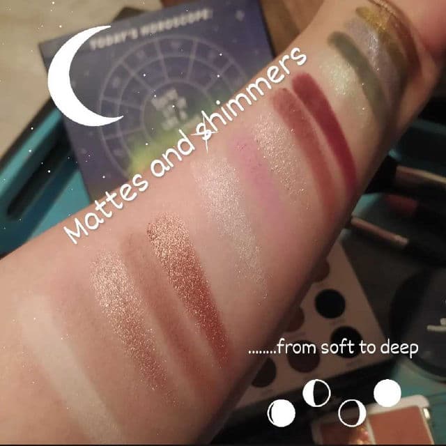 BH Cosmetics Mystic Zodiac Moon Shadow Palette review photo by kbeautysandra