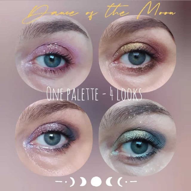 BH Cosmetics Mystic Zodiac Moon Shadow Palette review photo by kbeautysandra