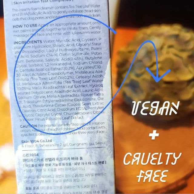 SKIN1004 Madagascar Centella Tea-Trica BHA Foam review photo by kbeautysandra