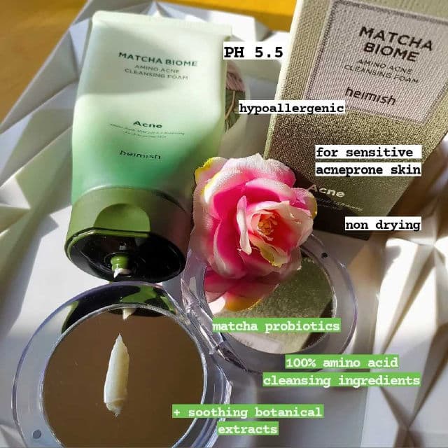 Heimish Matcha Biome Amino Acne Cleansing Foam review photo by kbeautysandra