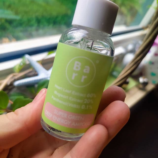Barr Cosmetics Super Green Deep Energy Ampoule review photo by kbeautysandra